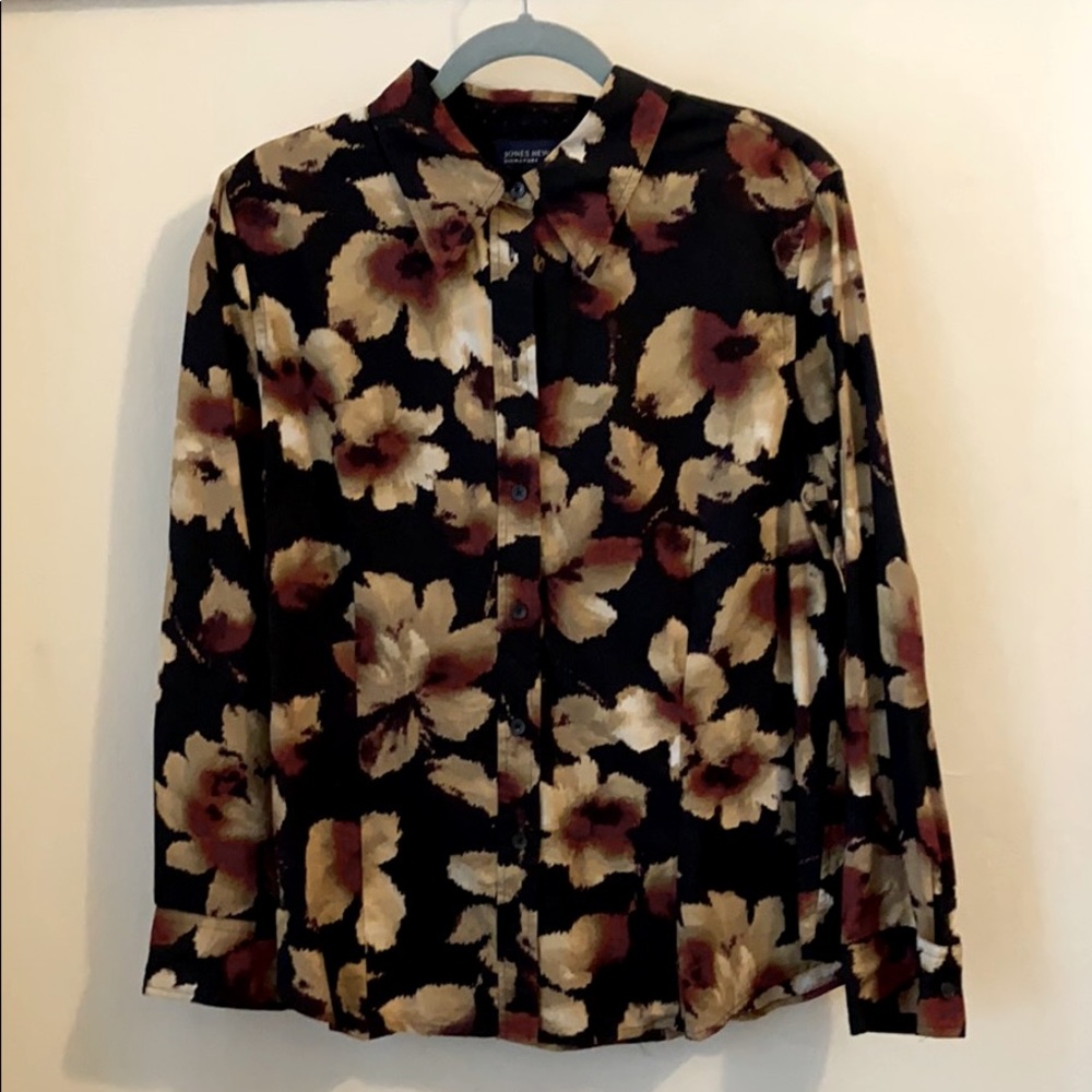 Jones New York Signature cotton blouse